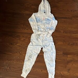 Polo Ralph Lauren Kids 2 sets (M)8 tie dyed hoodie sweatsuit. SOLD TOGETHER